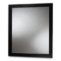 Baxton Studio Arly Black Finished Wood Dresser Mirror 160-3967